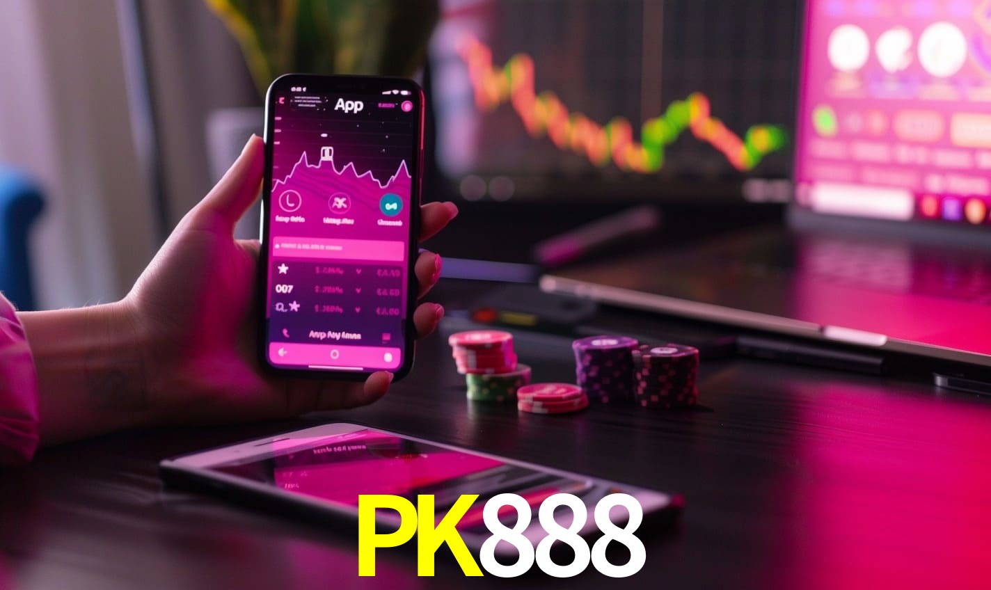 Comparação APP mobile vs versão web da PK888